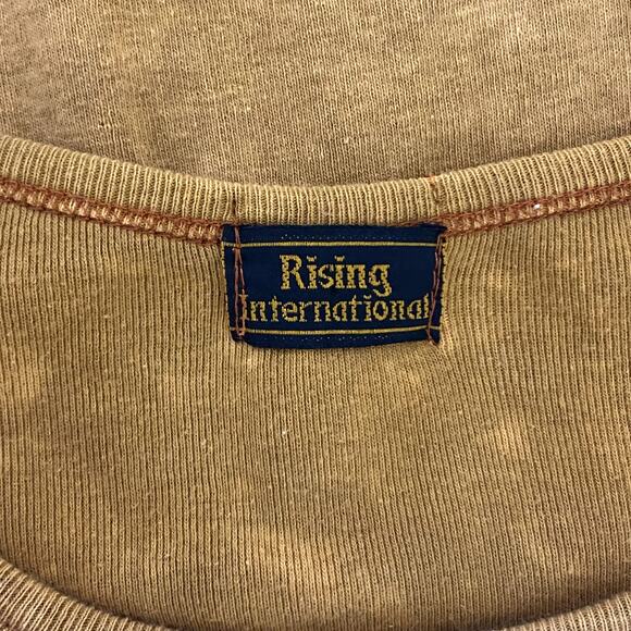 Rising International Colorful Hippie Boho Embroidery Patchwork Long Sleeve - Picture 11 of 12